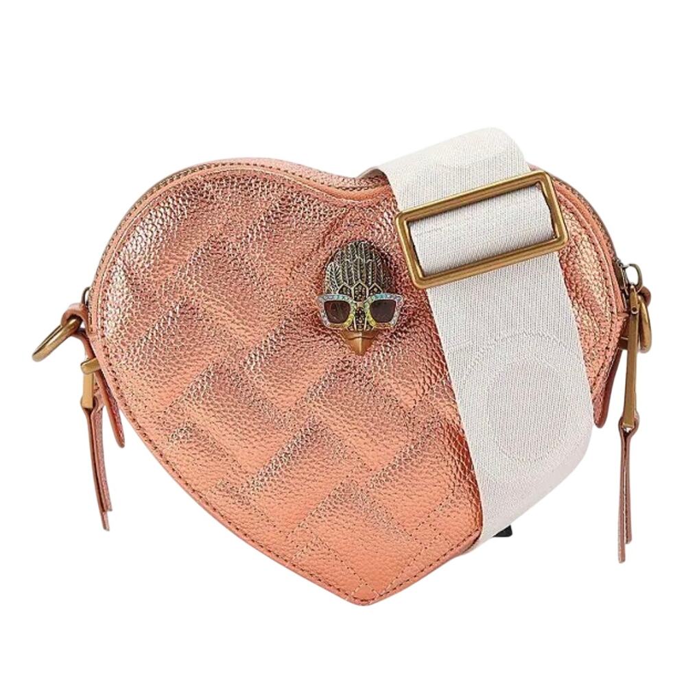 Kurt Geiger London Double Kensington Heart Crossbody Bag